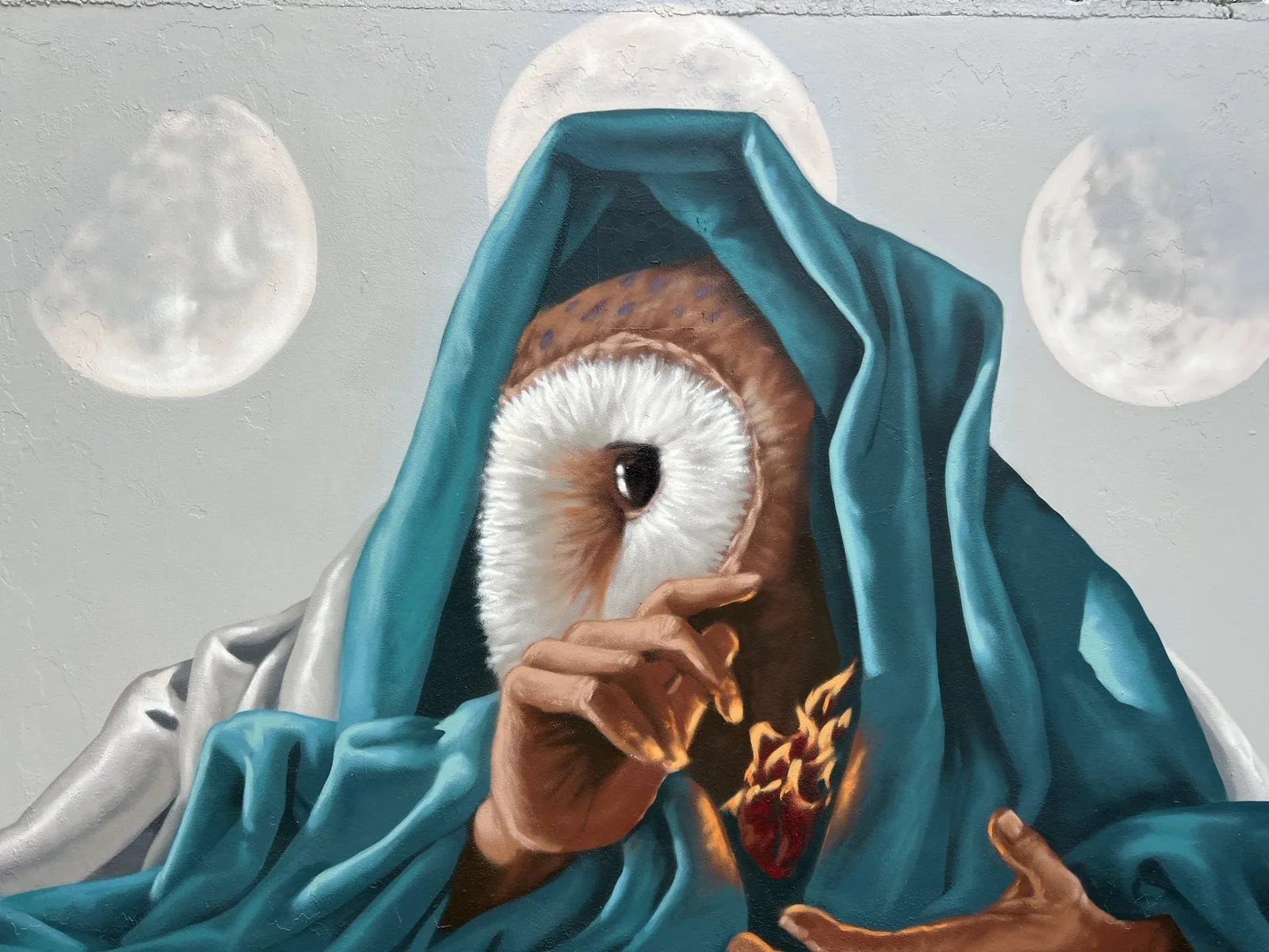 Archival photograph of a mural documented by Tulum Art Club in Tulum.