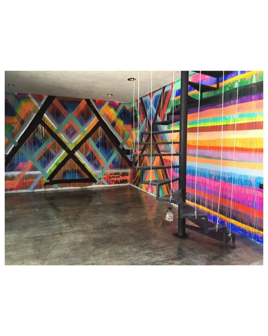 MAYA HAYUK 2016 - TULUM ART CLUB - — mural documented by Tulum Art Club in Tulum.