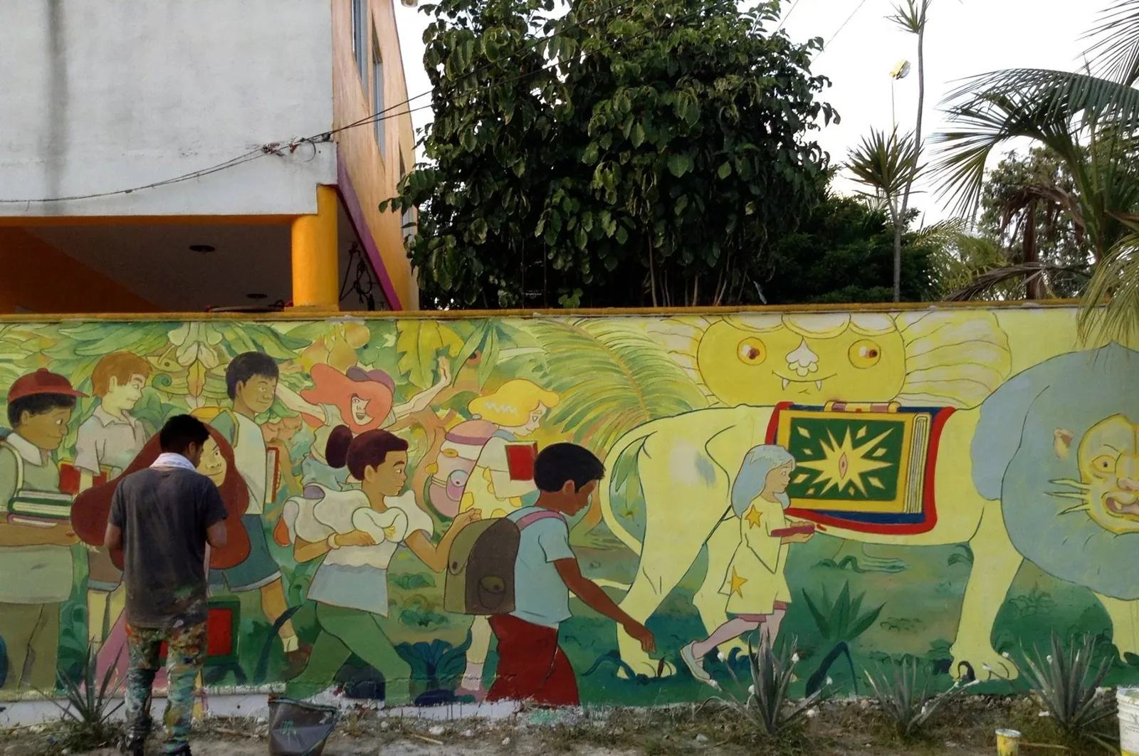 Jesus Benitez — mural documented by Tulum Art Club in Tulum.