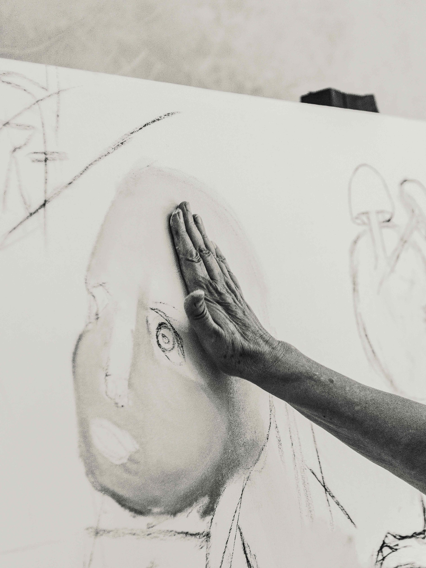 Creative process — contact with the work